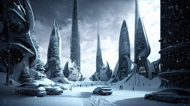 Город будущего / Изображение сгенерировано ИИ FusionBrain.AI от Sber AI / amic.ru