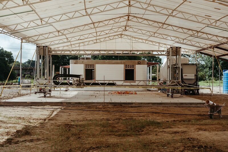 3d printer 3d printed houses Mexico