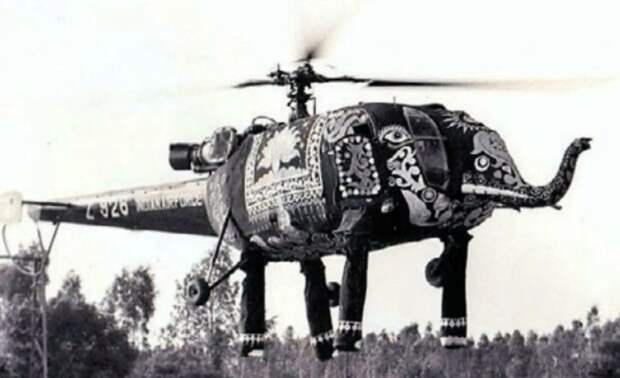 Слоны-вертолеты индийской армии: противник будет напуган