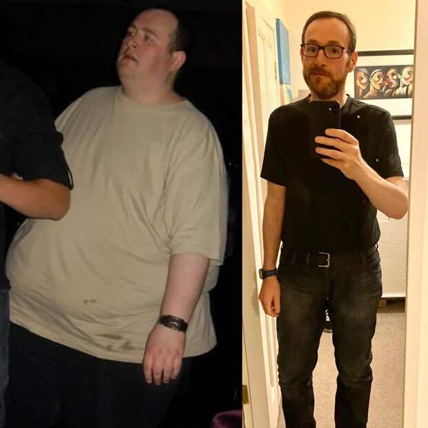 Мужчина устал жить в 236-килограммовом теле и смог похудеть на 140 кг, доказав, что это все  возможно