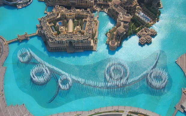 Фонтанный комплекс Dubai Fountain в Дубае