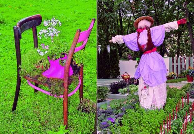 Обращение к модной теме: дизайн костюма для... садового пугала!