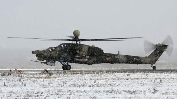 Ми-28НМ разнес «опорник» ВСУ. Лучшее видео из зоны СВО