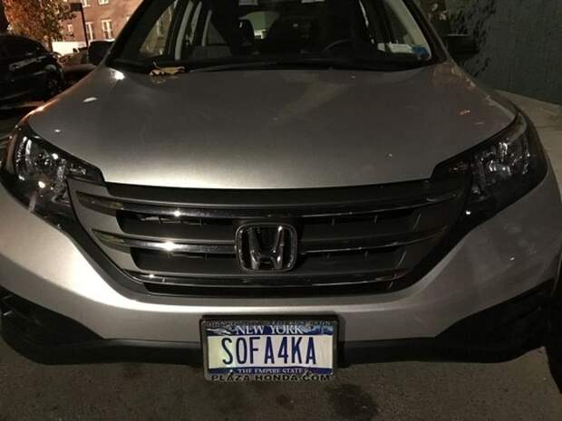 «Русские» автомобильные номера в США (25 фото)