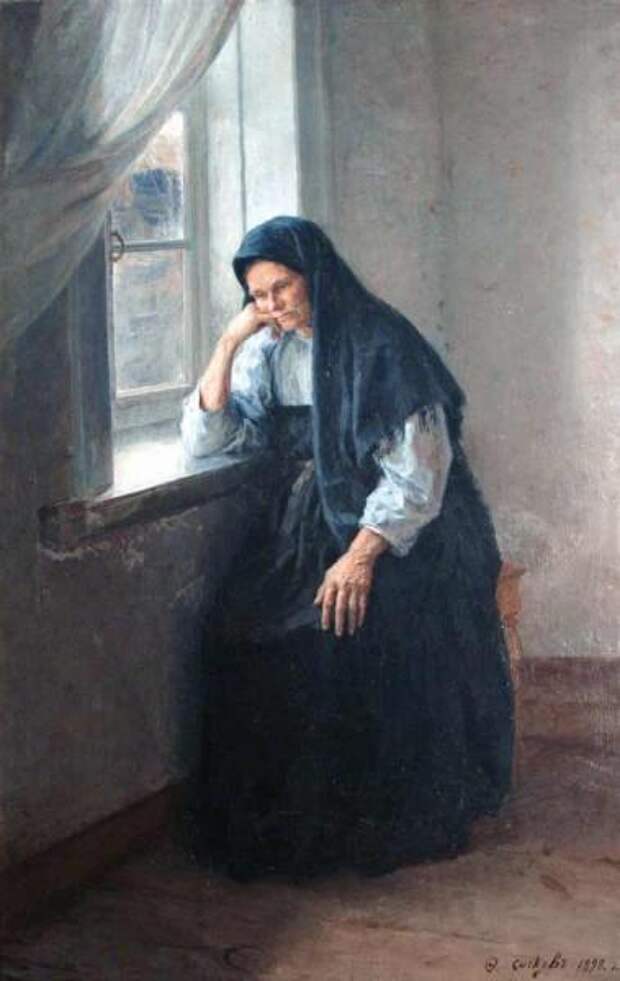 портрет Анны Ивановны Сычковой, матери худ-ка, 1898