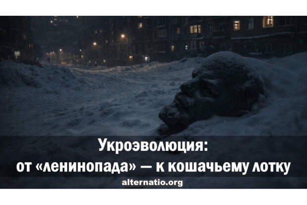 Укроэволюция: от «ленинопада» — к кошачьему лотку