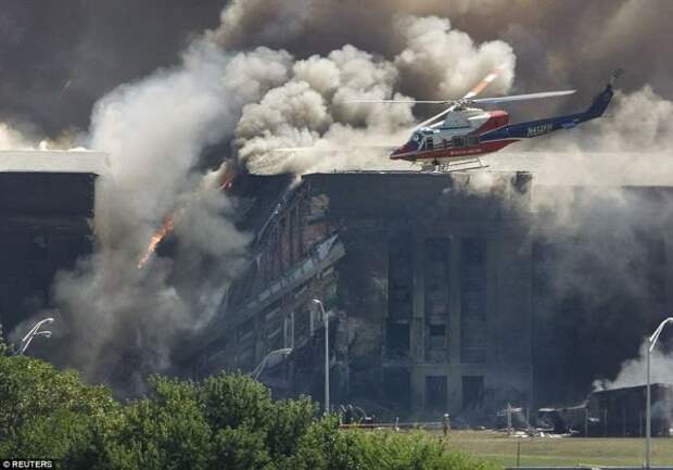 ФБР опубликовало неизвестные фото террористической атаки на Пентагон 11 сентября