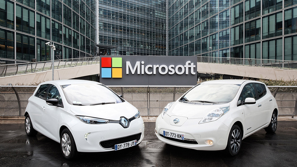 Microsoft поможет Renault-Nissan сделать «умные автомобили»