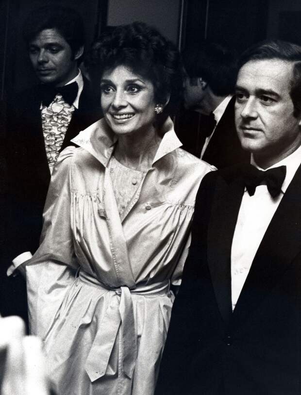 Одри Хепбёрн и Андреа Дотти, 1976