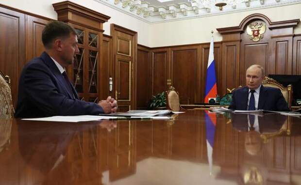 Путин провёл рабочую встречу с губернатором Запорожской области Балицким