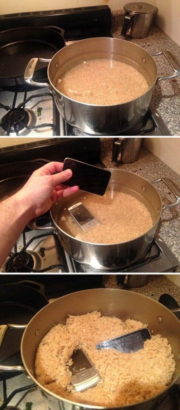 Use Your Phones When You Put Too Much Water In Your Rice Use Your Phones When You Put Too Much Water In Your Rice