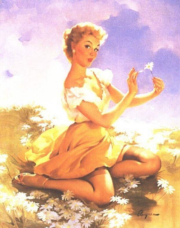 Яркие pin-up работы от художника Джила Элвгрена