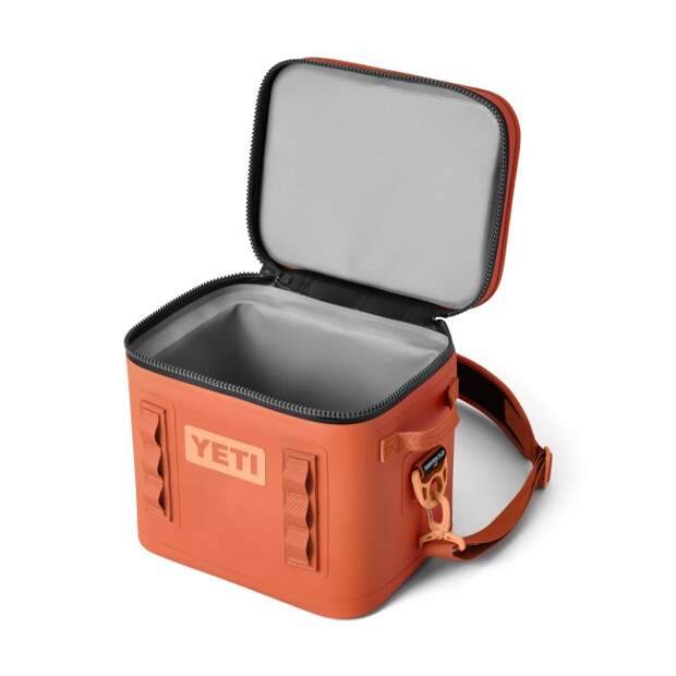 YETI Hopper 12 soft cooler in high desert clay color