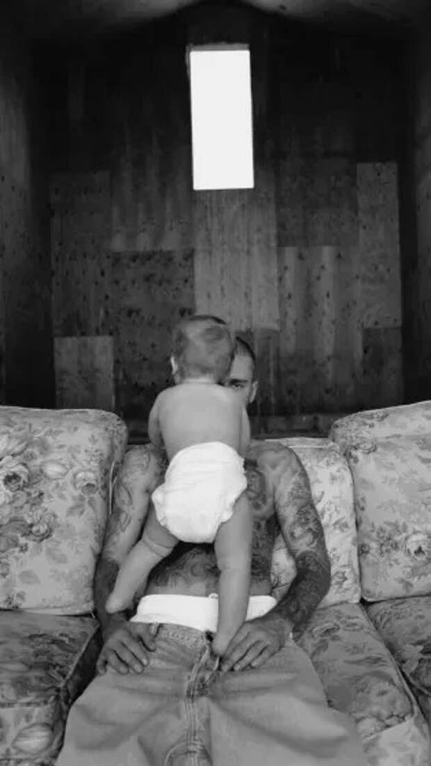 Джастин Бибер с сыном