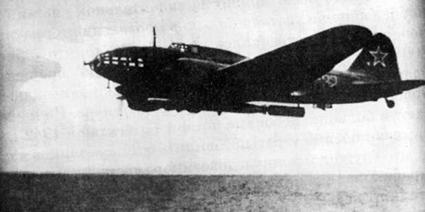 Ил-4 с торпедным вооружением над Балтикой, 1942 год