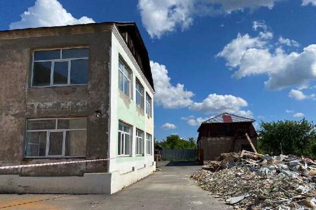 В Рассказове приступили к следующему этапу работ по капремонту детского сада № 3