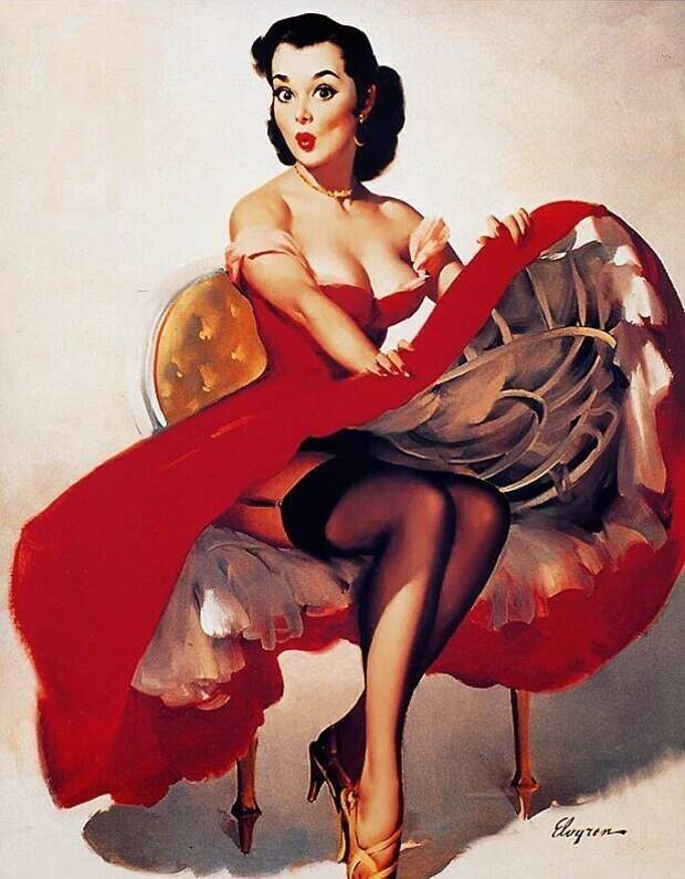 Pin-up — художник Джил Элвгрен