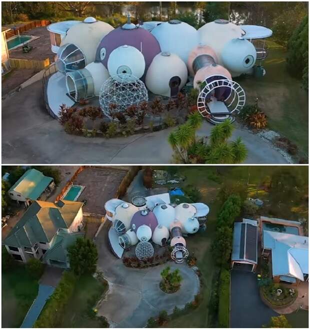 Легендарный «Пузырьковый дом», созданный по чертежам марсохода НАСА, выставлен на продажу. | Фото: youtube.com/ © First National Real Estate Action Realty Ipswich. Легендарный «Пузырьковый дом», созданный по чертежам марсохода НАСА, выставлен на продажу. | Фото: youtube.com/ © First National Real Estate Action Realty Ipswich.