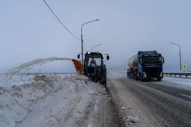 В Тамбовской области после снегопада обеспечено бесперебойное движение на федеральных трассах