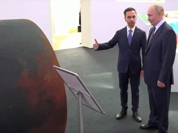 Путину продемонстрировали макет трубы из операции «Поток» в Курской области