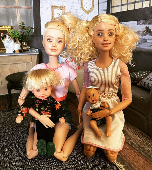 She calls her breastfeeding mother doll the "Mamas Worldwide Barbie&qu...
