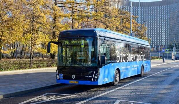 Более 100 электробусных маршрутов появилось за год в столице