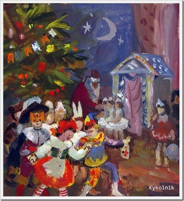 Зеброва Тамара Александровна (Россия, 1941) «Детский праздник» Зеброва Тамара Александровна (Россия, 1941) «Детский праздник»