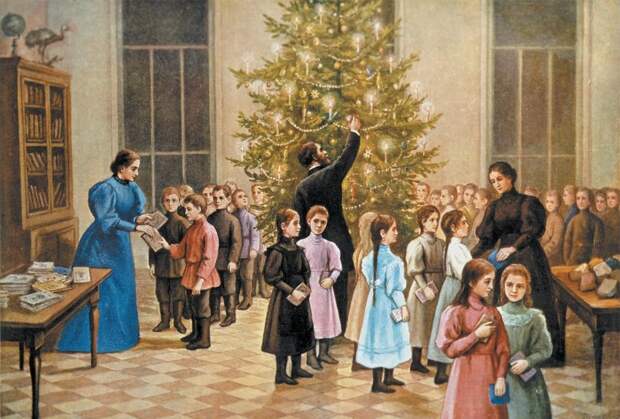 Картинки по запросу В начале 19 века Новогодняя елка