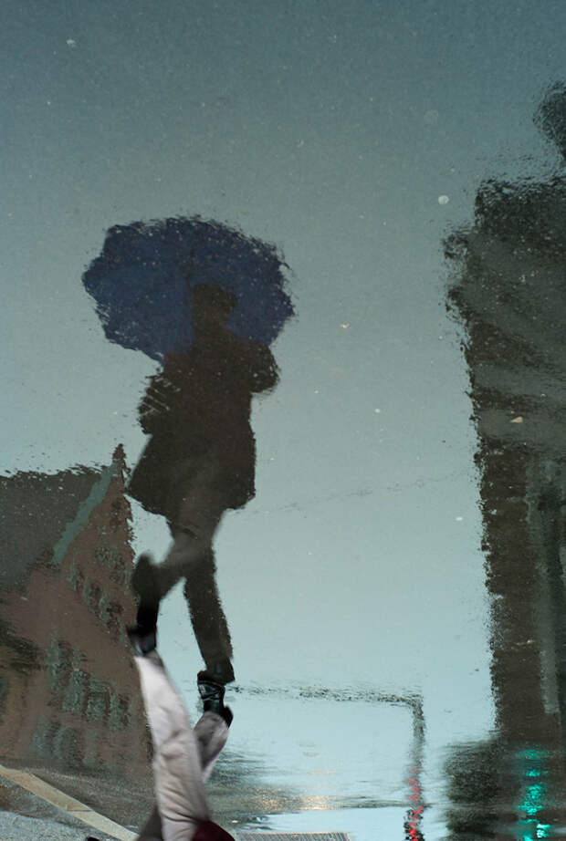 Динамичные отражения в лужах Cinematic Upside Down Street Reflections 2 Динамичные отражения в лужах