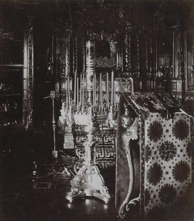 Часовня в домике Петра I. 1872