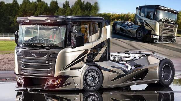 Scania Chimera имеет вес около 4,5 тонны/ Фото: autowp.ru