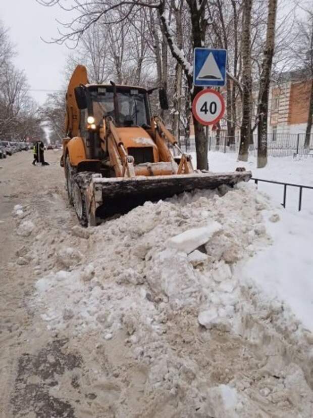 В Калуге 23 января будут вывозить снег с трех улиц