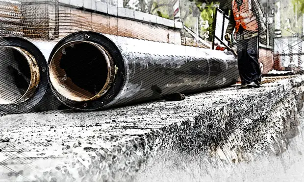 Ремонт коллектора в Орле наводит ужас на горожан