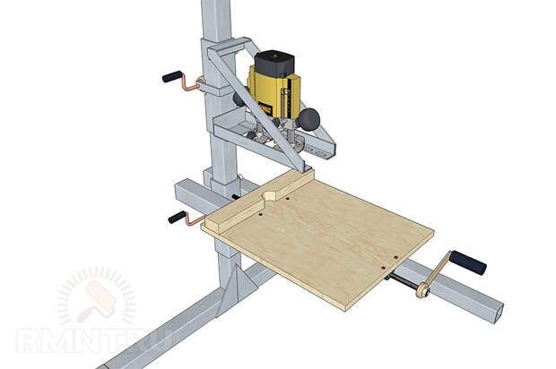Фрезерный станок из ручного фрезера