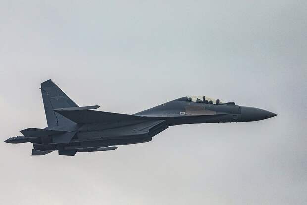 Летчик Су-30 показал уничтожение БЭК из авиапушки от первого лица