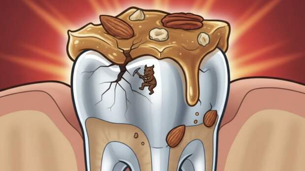 Стоматолог Магомедов: ириски и орехи способны разрушить пломбу