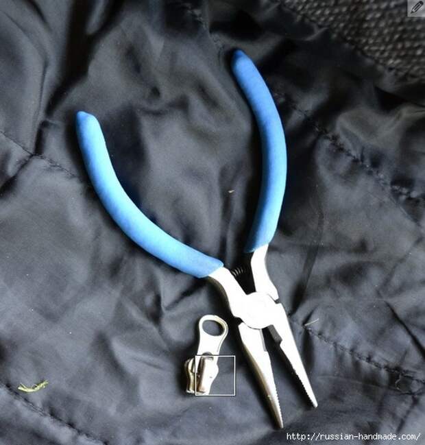 Как починить молнию на куртке, замена ползунка (1) (533x558, 181Kb)