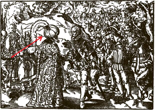 Русский Царь. Гравюра из книги З. Герберштейна. 1576г.