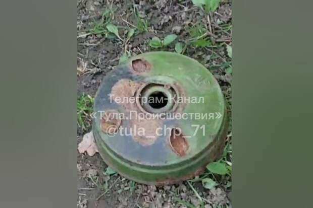 Дети нашли противотанковую мину в тульском поселке Ленинский
