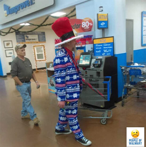 Экстравагантные покупатели Walmart walmart, люди, магазин, мода, одежда