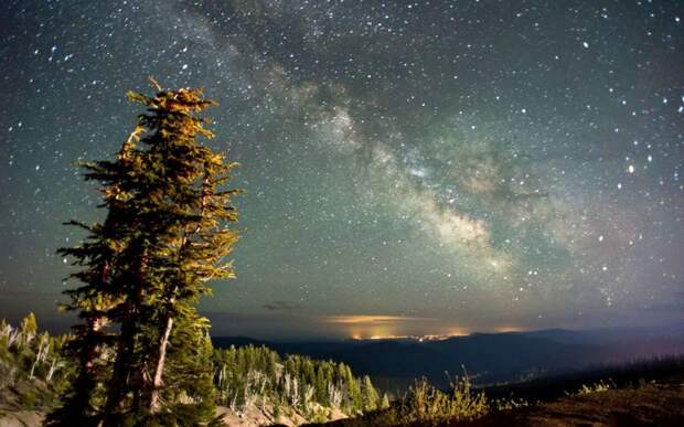 Красота Млечного пути на ночном небе! вселенная, космос, млечный путь