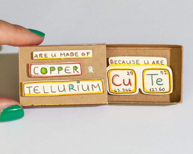 Surprise Messages Hidden In Little Matchboxes