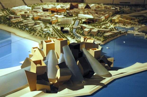 Проект Guggenheim Abu Dhabi Museum, разработанный Фрэнком Гери. | Фото: stroim.club.