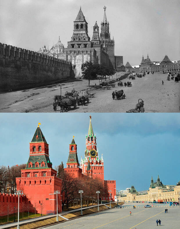 Как изменилась Москва за полтора столетия