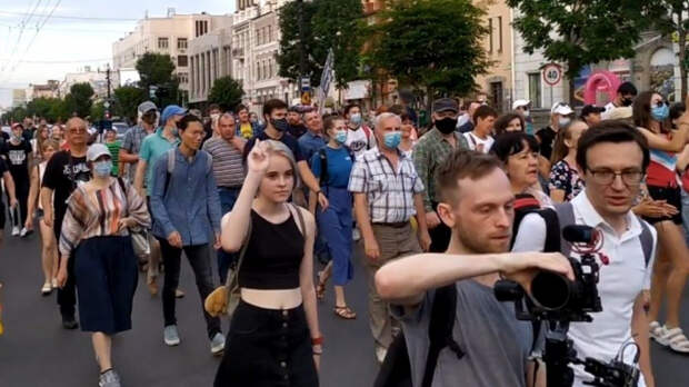 Незаконные акции в поддержку Фургала прекратились в Хабаровске