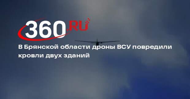 Богомаз: в Брянской области дроны ВСУ частично повредили кровлю котельной