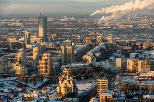 екатеринбург, зима, высота