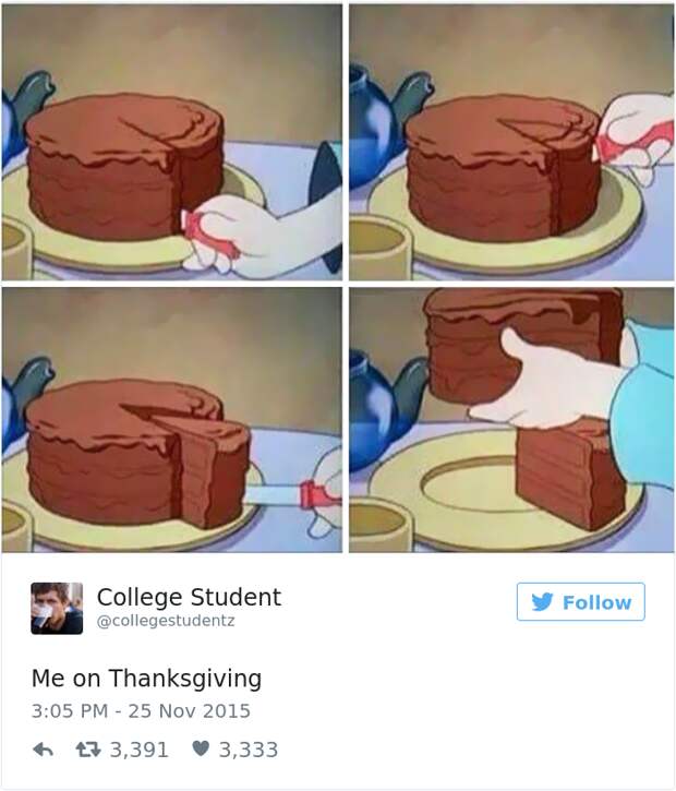 Funny Thanksgiving Tweets