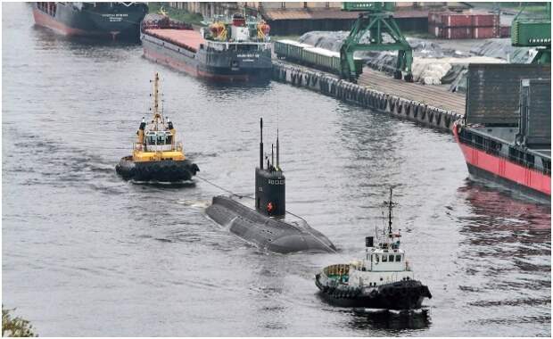 Ракетная подводная лодка «Колпино» (на госиспытаниях)