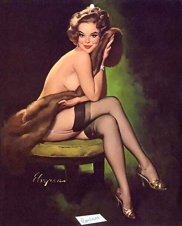 Pin-up — художник Джил Элвгрен